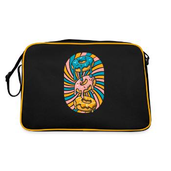 Beignet - Sac Retro - noir/or - Dos