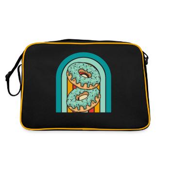 Beignet - Sac Retro - noir/or - Dos