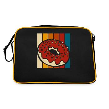 Beignet - Sac Retro - noir/or - Dos