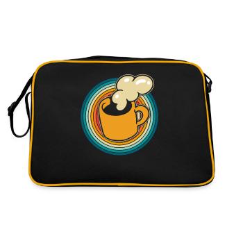 Coffee Cafe - Retro Bag - black/gold - Back