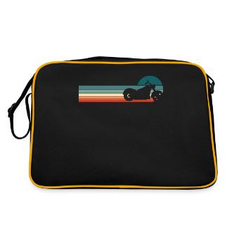 Moto Motard Motard - Sac Retro - noir/or - Dos