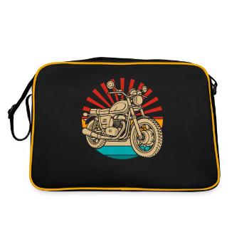 Moto Motard Motard - Sac Retro - noir/or - Dos