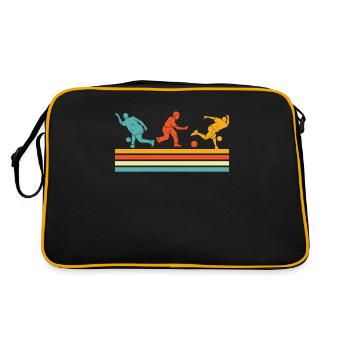 Bowling Bowlen Bowler - Sac Retro - noir/or - Dos