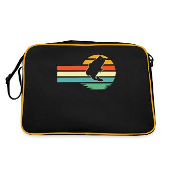 Pêche à la ligne - Sac Retro - noir/or - Dos