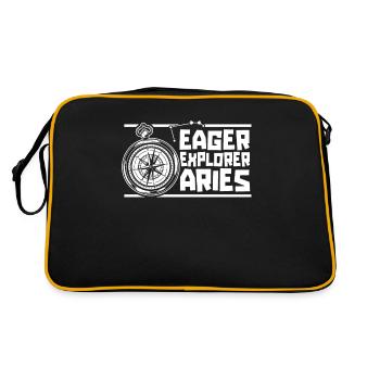 Aventure du Bélier - Sac Retro - noir/or - Dos