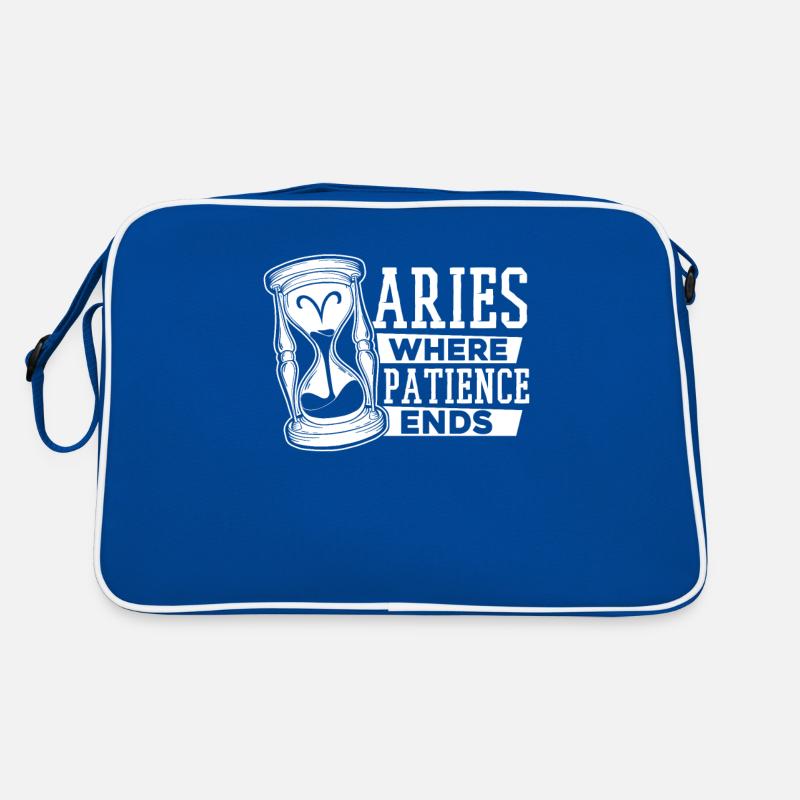 Widder Astrologie Retro Tasche