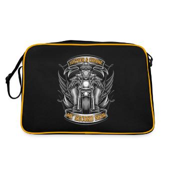 Moto Motard Motard - Sac Retro - noir/or - Dos