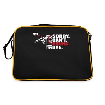 Moto Motard Motard - Sac Retro - noir/or - Dos