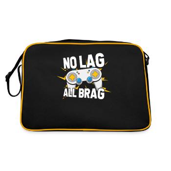 Gamer Gaming Lag - Retro Bag - black/gold - Back