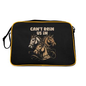 Sports équestres équestres à cheval - Sac Retro - noir/or - Dos