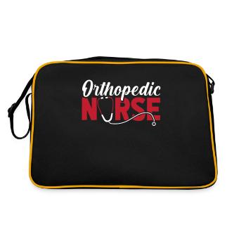 Infirmière Infirmière en orthopédie osseuse - Sac Retro - noir/or - Dos
