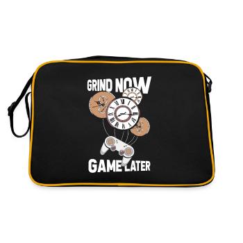 Gamer Gaming Time Clock - Retro Bag - black/gold - Back