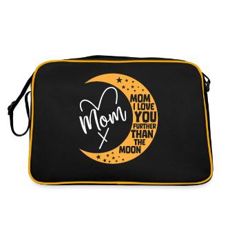 Lune Luna Amour Lune Maman - Sac Retro - noir/or - Dos