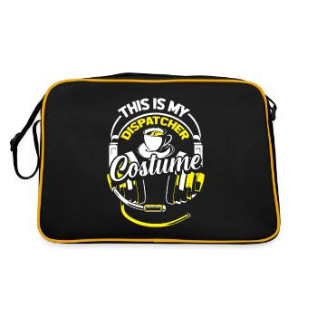 Emergency Call Control Center Operations Center - Retro Bag - black/gold - Back