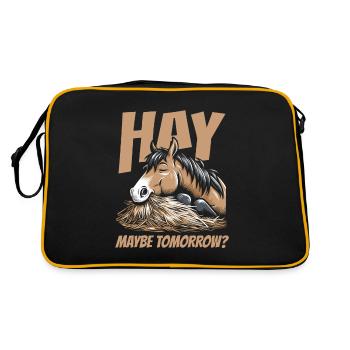 Sports équestres équestres à cheval - Sac Retro - noir/or - Dos