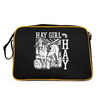 Sports équestres équestres à cheval - Sac Retro - noir/or - Dos