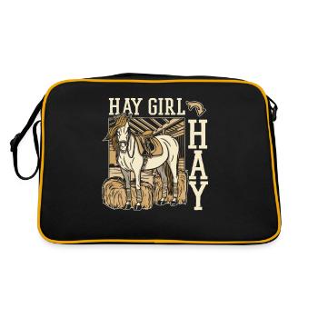 Sports équestres équestres à cheval - Sac Retro - noir/or - Dos
