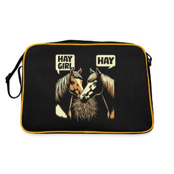 Sports équestres équestres à cheval - Sac Retro - noir/or - Dos