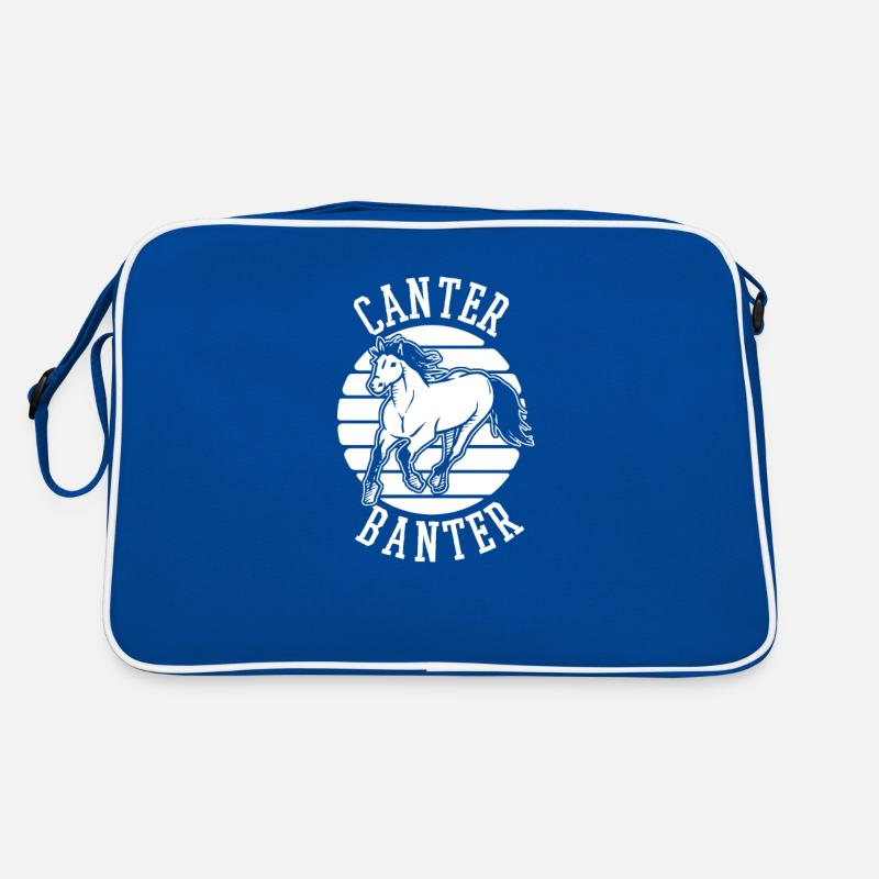 Pferd Reitsport Retro Tasche