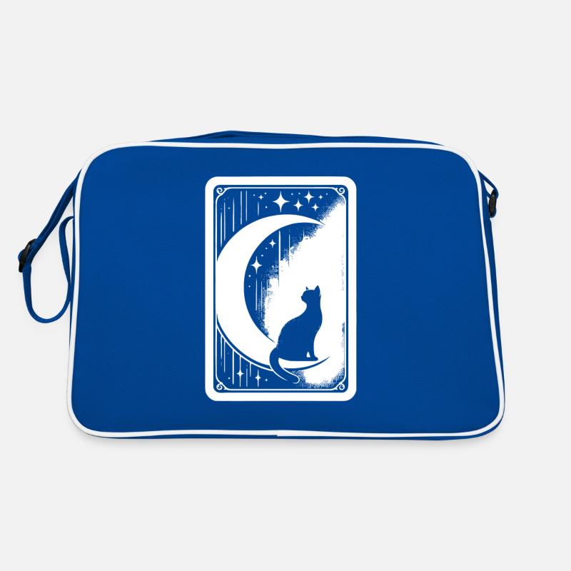 Mond Tarot Katze Chat de lune Sac Retro