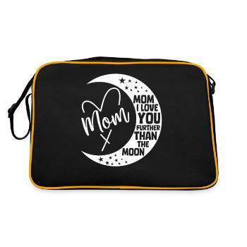 Lune Luna Amour Lune Maman - Sac Retro - noir/or - Dos