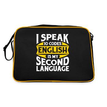 Emergency Call Control Center Operations Center - Retro Bag - black/gold - Back