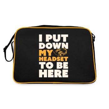 Emergency Call Control Center Operations Center - Retro Bag - black/gold - Back