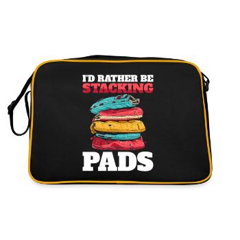 Hockey sur glace Gardien de but Gardien de but - Sac Retro - noir/or - Dos