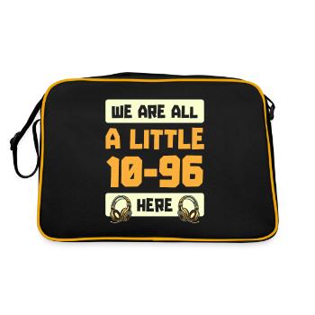 Emergency Call Control Center Operations Center - Retro Bag - black/gold - Back