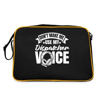 Emergency Call Control Center Operations Center - Retro Bag - black/gold - Back