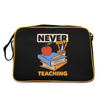 Enseignante pédagogue - Sac Retro - noir/or - Dos
