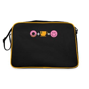 Beignet - Sac Retro - noir/or - Dos