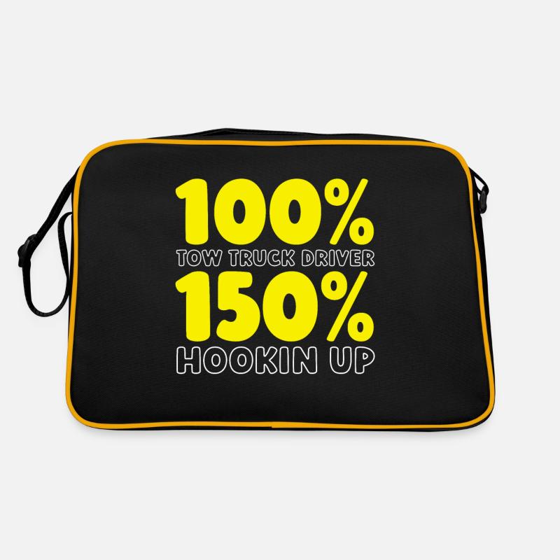 Abschleppdienst Abschlepper Retro Tasche