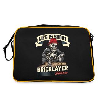 Bricklayer - Retro Bag - black/gold - Back