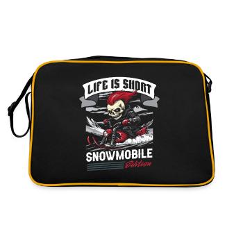 Snowmobile Snowmobile - Retro Bag - black/gold - Back