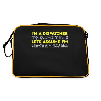 Schwesternschaft Soroitas Gamma Modus - Retro Tasche - Schwarz/Gold - Hinten