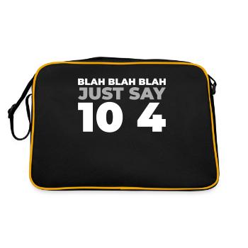Emergency Call Control Center Operations Center - Retro Bag - black/gold - Back