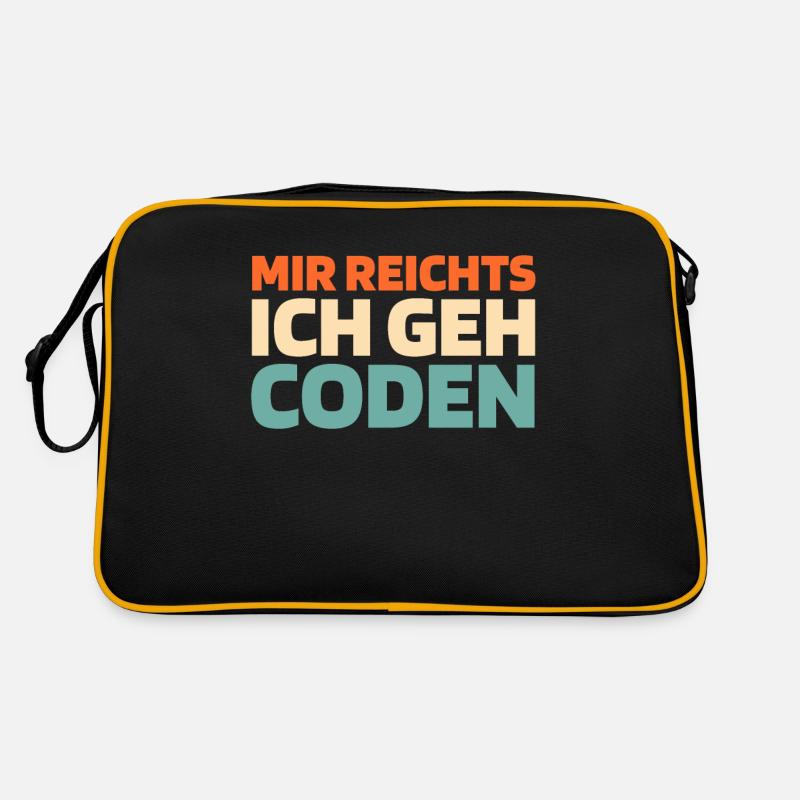 Entwickler Coder Programmierer Retro Tasche