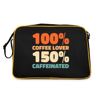 Coffee Cafe - Retro Bag - black/gold - Back