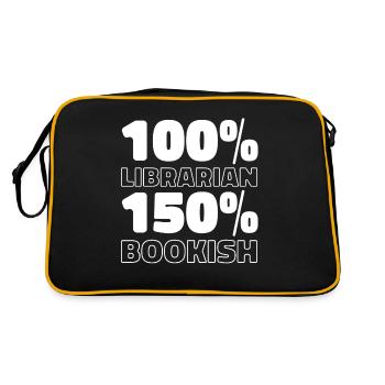 Librarian - Retro Bag - black/gold - Back