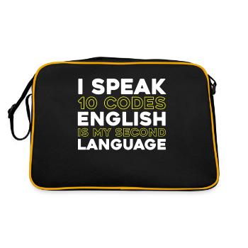 Emergency Call Control Center Operations Center - Retro Bag - black/gold - Back