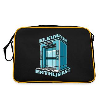 Elevator Elevator - Retro Bag - black/gold - Back