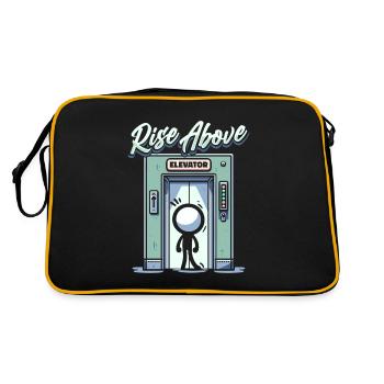Elevator Elevator - Retro Bag - black/gold - Back
