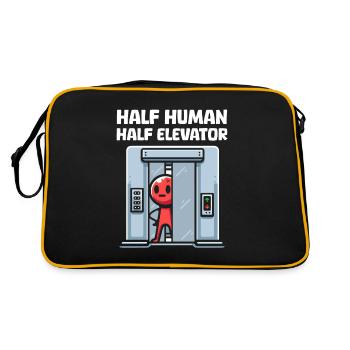 Elevator Elevator - Retro Bag - black/gold - Back