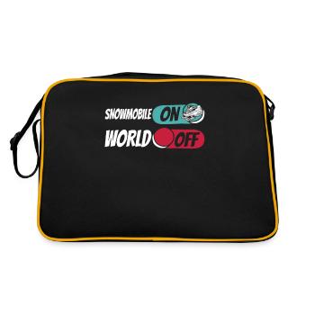 Snowmobile Snowmobile - Retro Bag - black/gold - Back