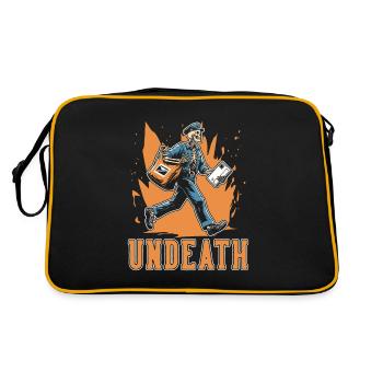 Postman Postman Skeleton Undeath - Retro Bag - black/gold - Back