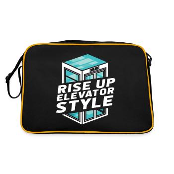Elevator Elevator - Retro Bag - black/gold - Back