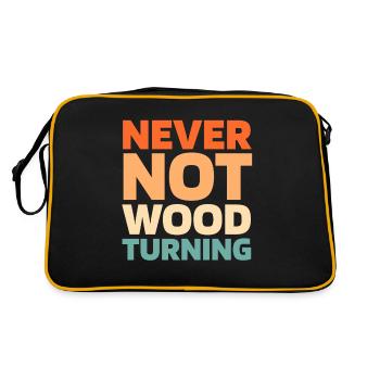 Tourneur sur bois - Sac Retro - noir/or - Dos