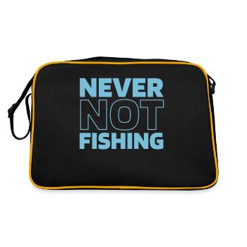 Pêche à la ligne - Sac Retro - noir/or - Dos