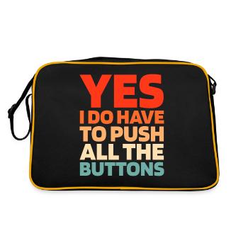 Elevator Elevator - Retro Bag - black/gold - Back